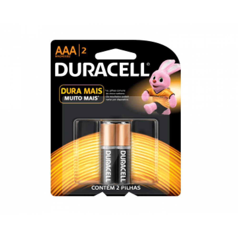 Pilha Alcalina Aaa V Blister C Un Duracell Br